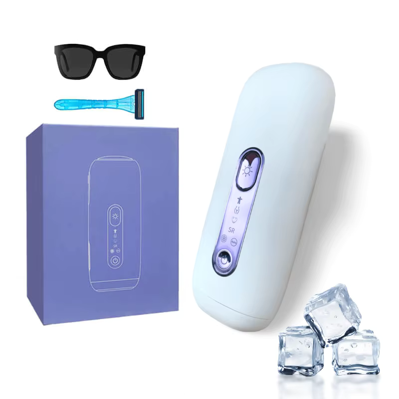 Ice Cooling IPL Permanent Hair Removal Device – Painless Laser Epilator for Face, Legs, Bikini & Full Body
