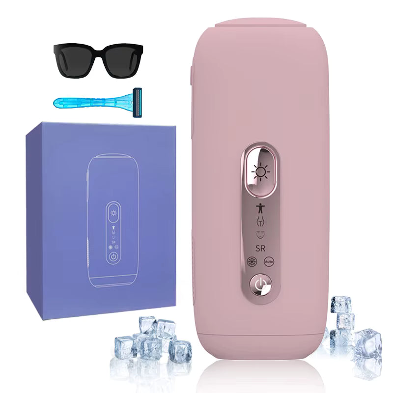 Ice Cooling IPL Permanent Hair Removal Device – Painless Laser Epilator for Face, Legs, Bikini & Full Body